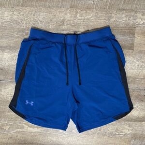 LG Men’s Royal Blue Athletic Shorts with Black Trim